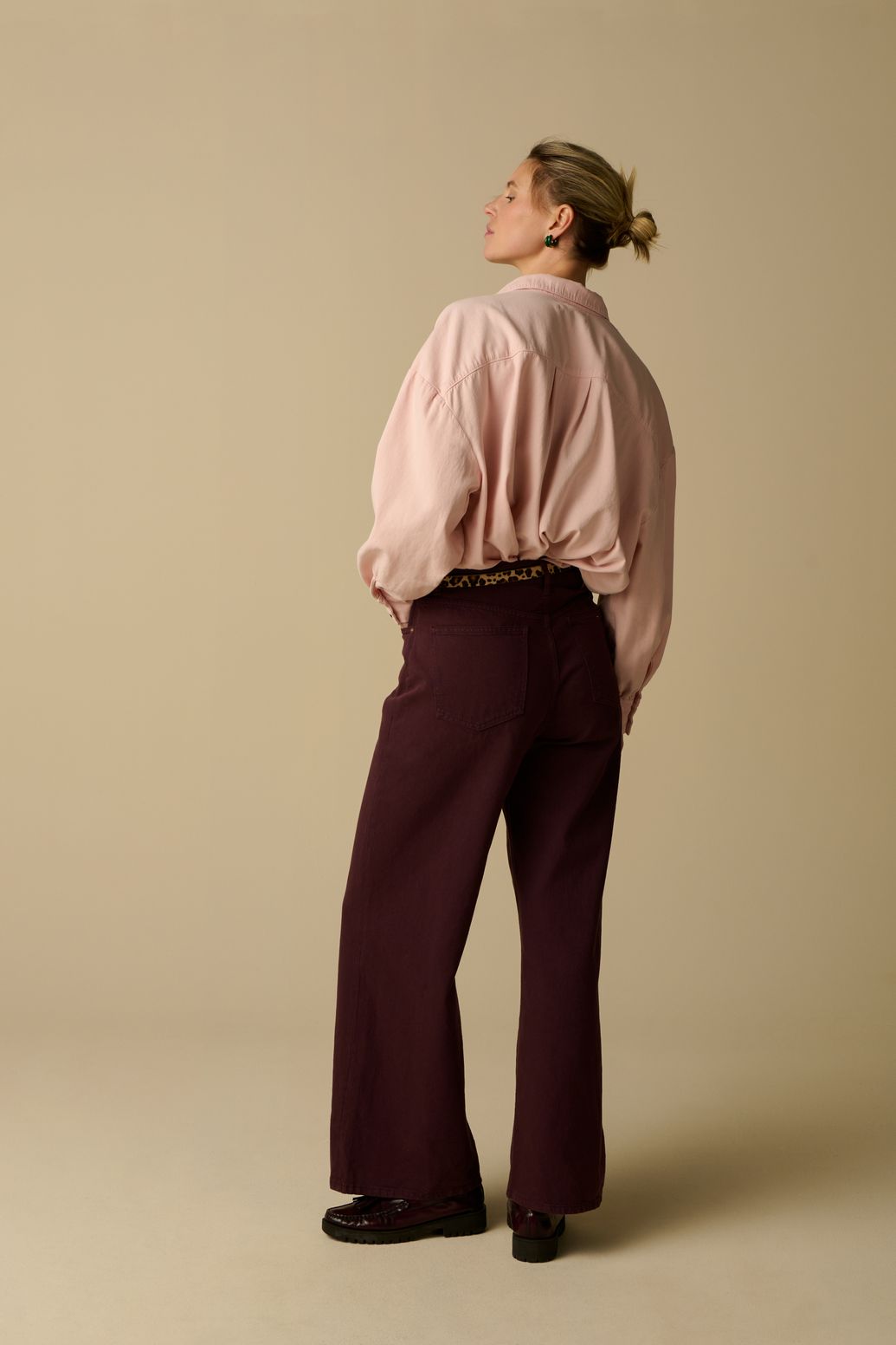 Kastige Bluse - rosa