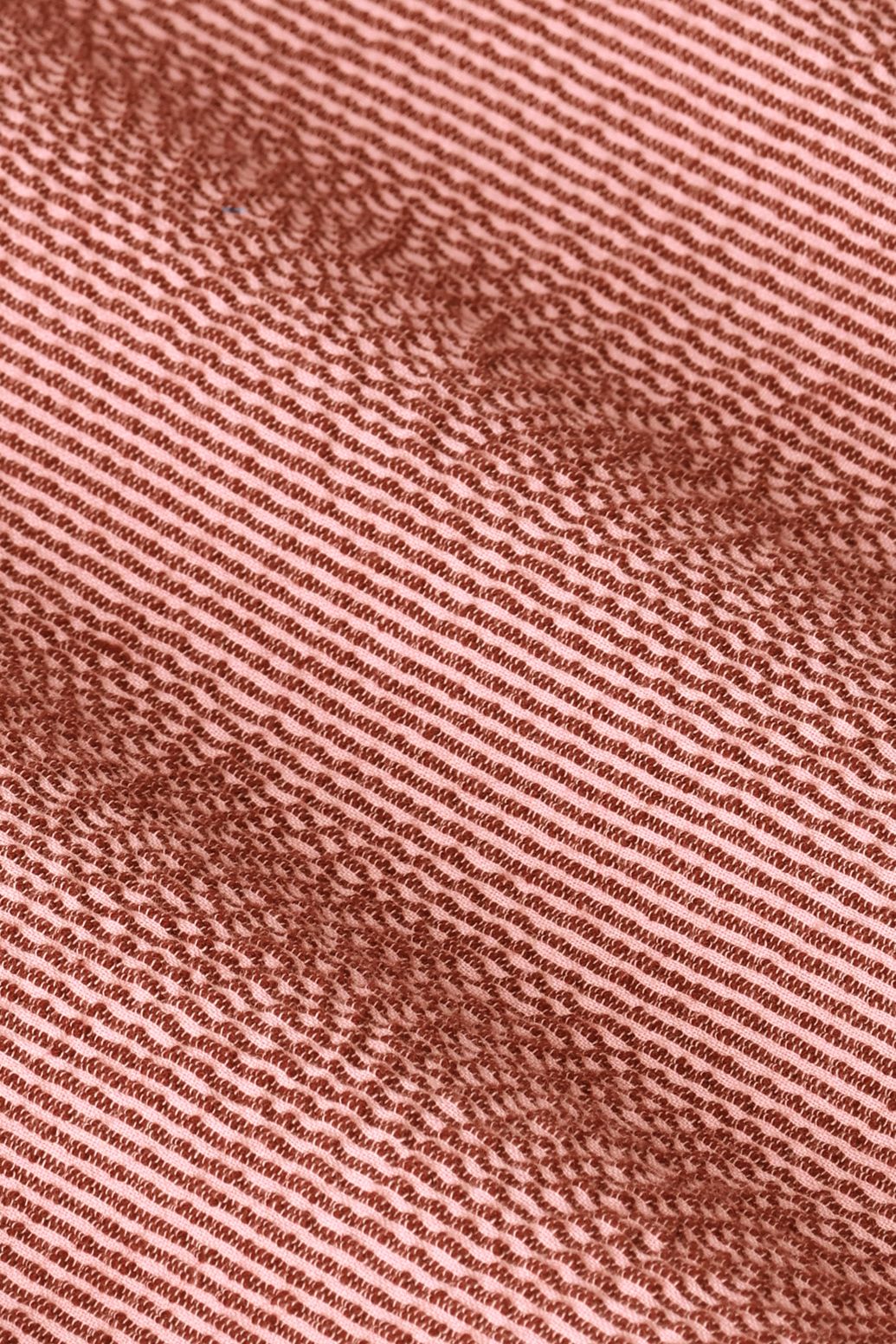 Gestreifte Kurzarmbluse - rosa