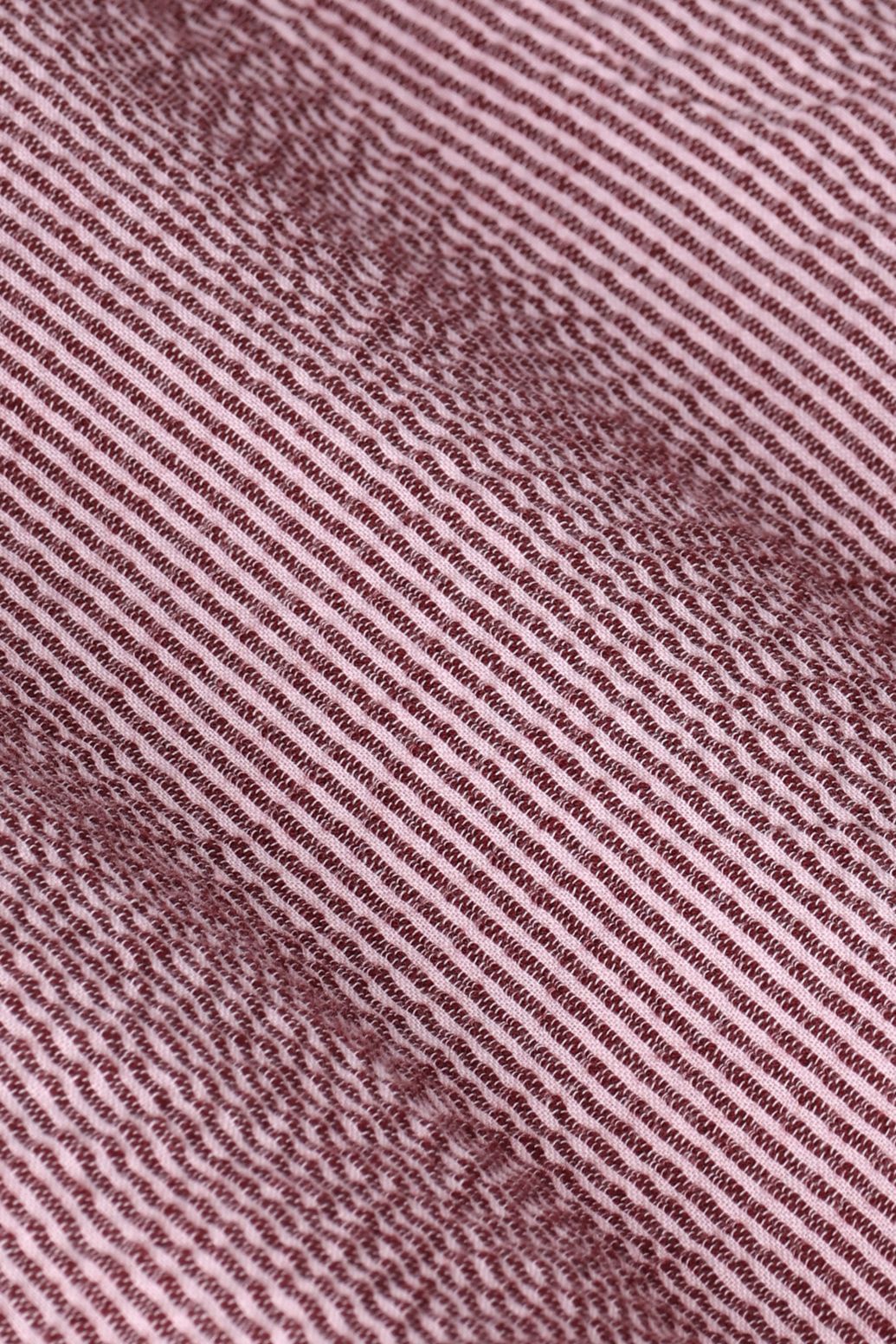 Gestreifte Shorts - dunkelrot