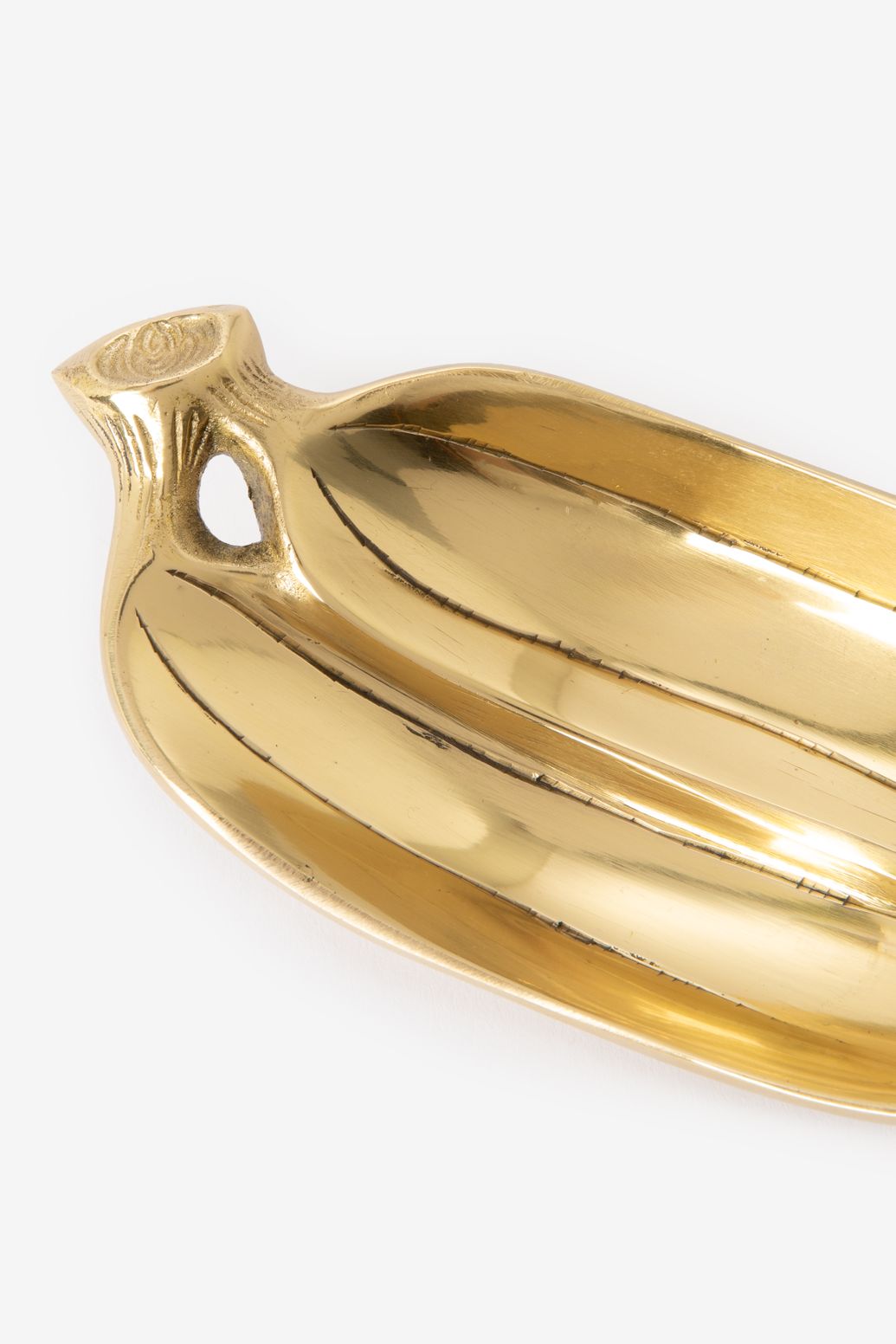 Goudkleurige bananen schaaltje