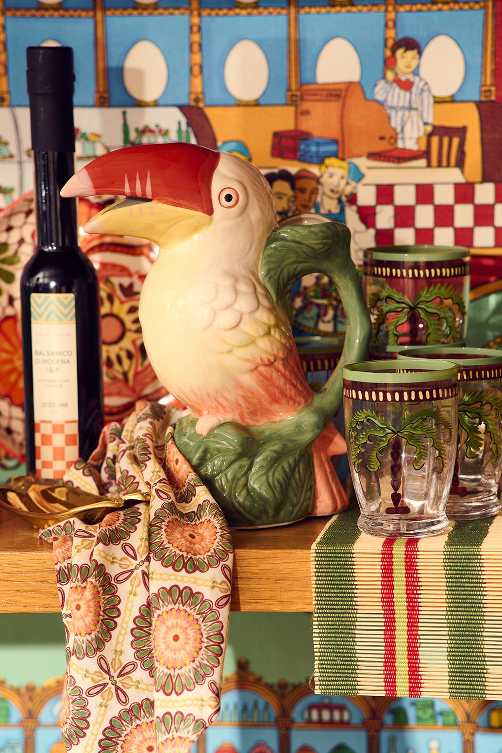 Goudkleurige bananen schaaltje