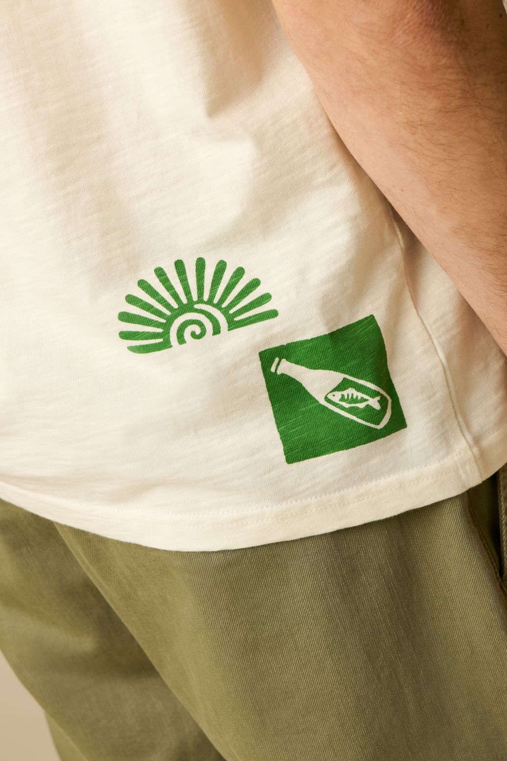 T-shirt avec illustration - blanc