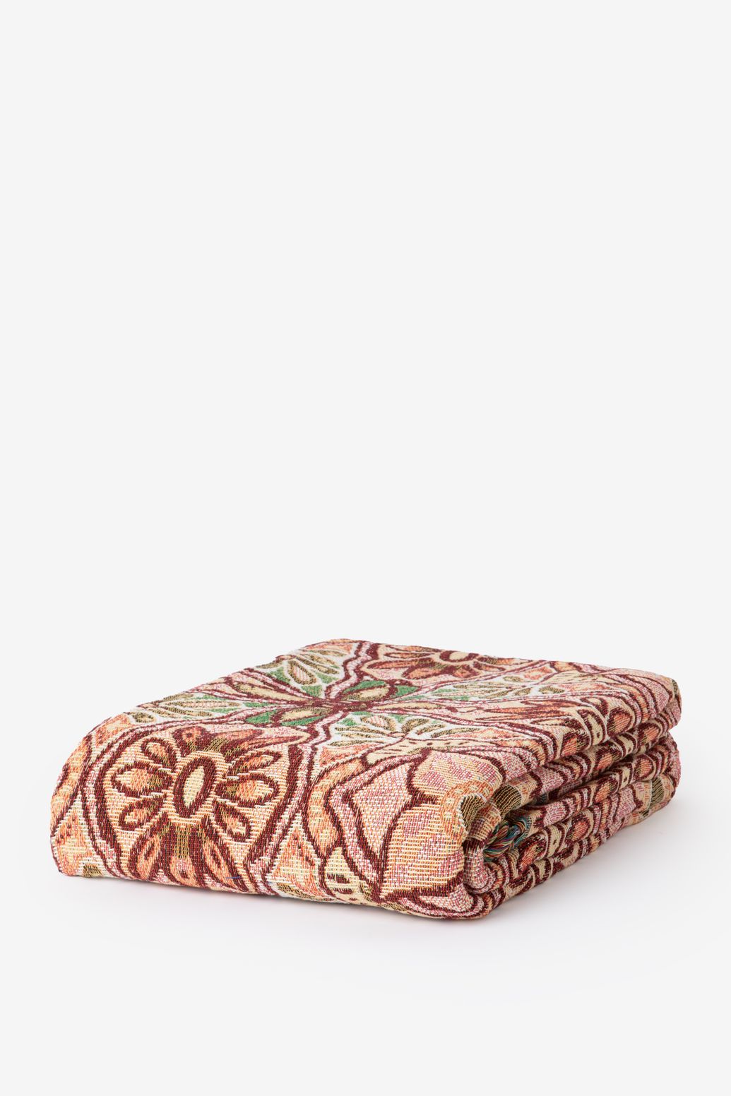 Multicolour sprei met bloemendessin (250x200 cm)