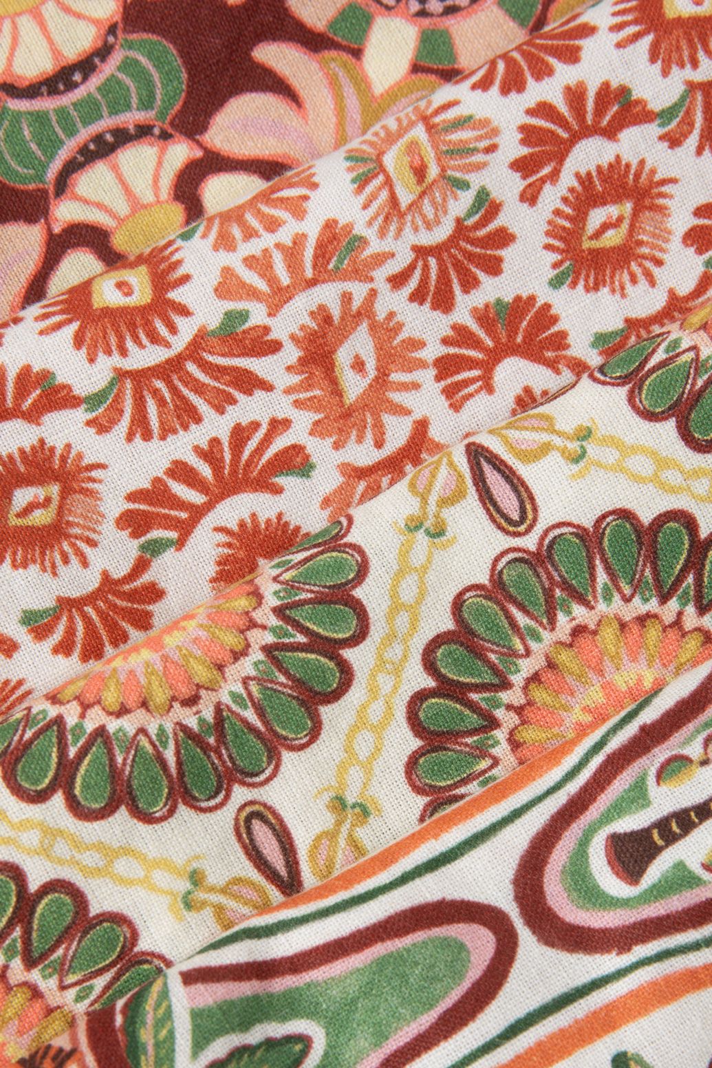 Lot de 4 serviettes avec imprimé - multicolore