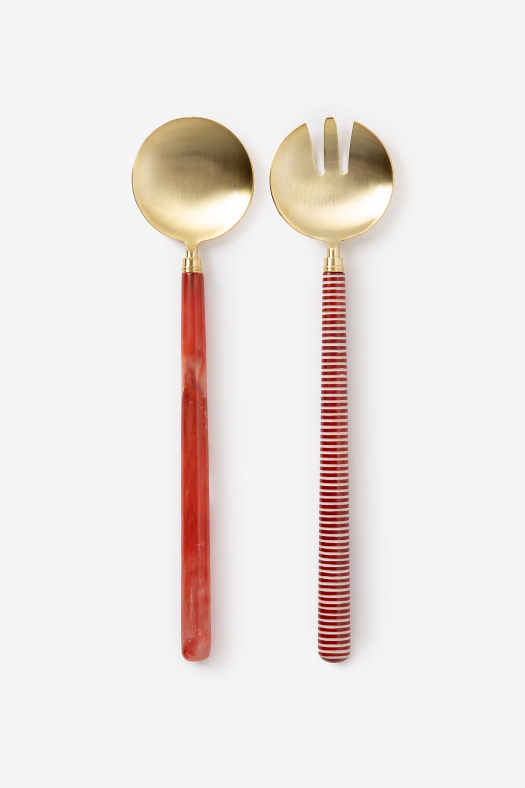 Goudkleurige slacouvert set met resin