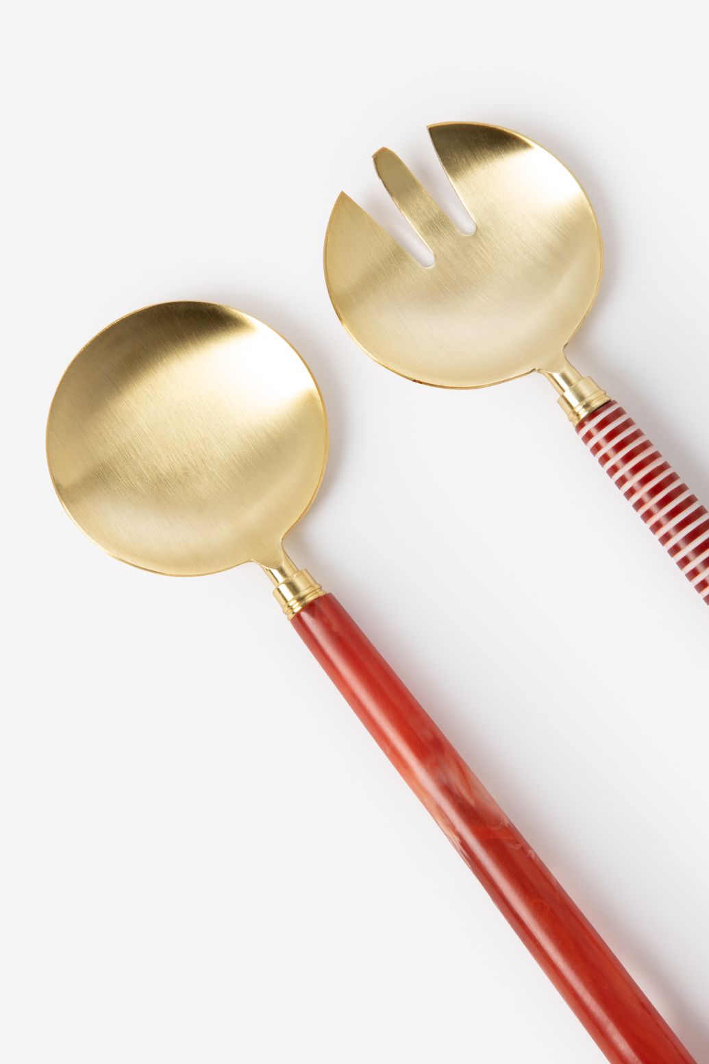 Goudkleurige slacouvert set met resin