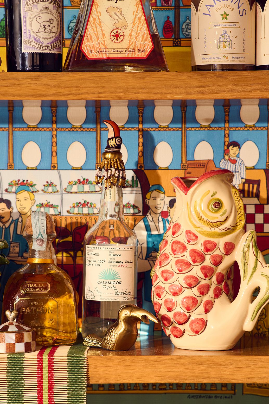 Décapsuleur toucan - doré