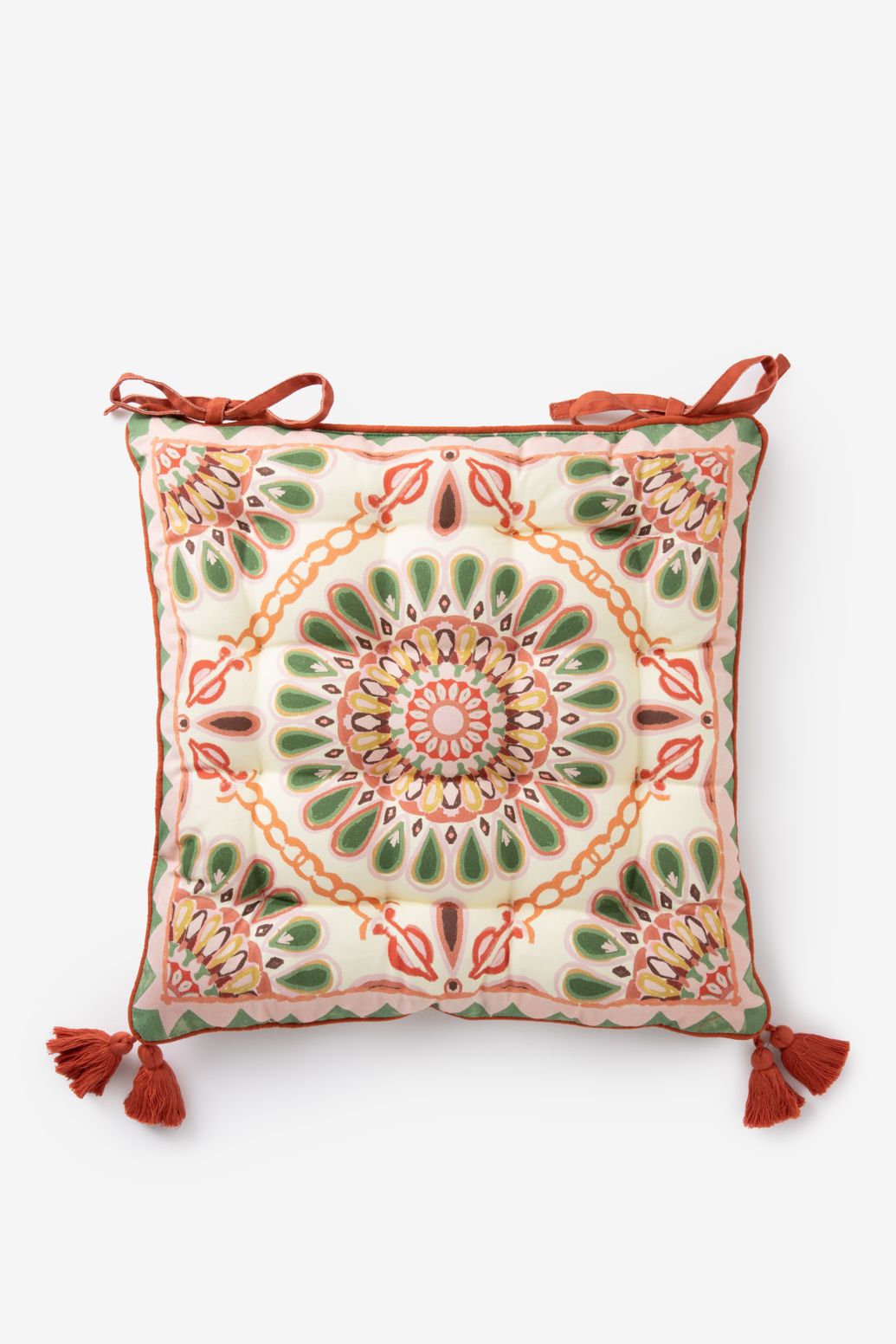 Coussin d'extérieur avec imprimé - multicolore