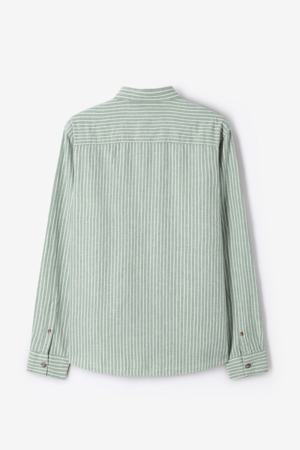 Chemise rayée - vert