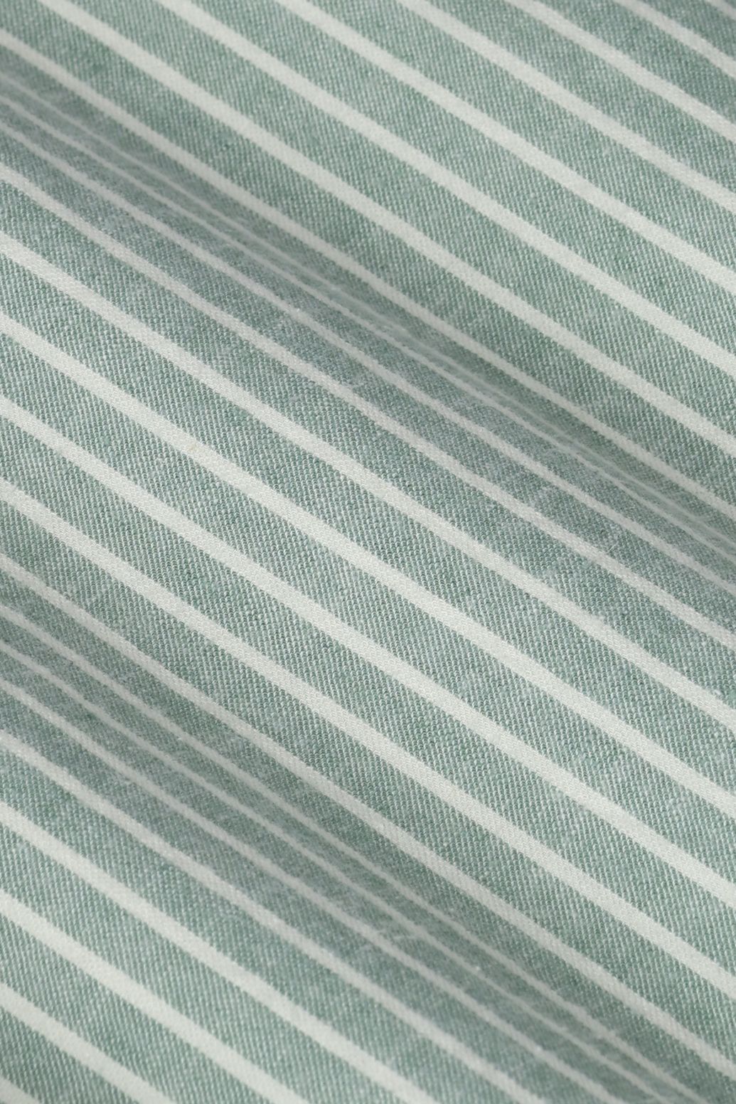 Groen gestreept overhemd