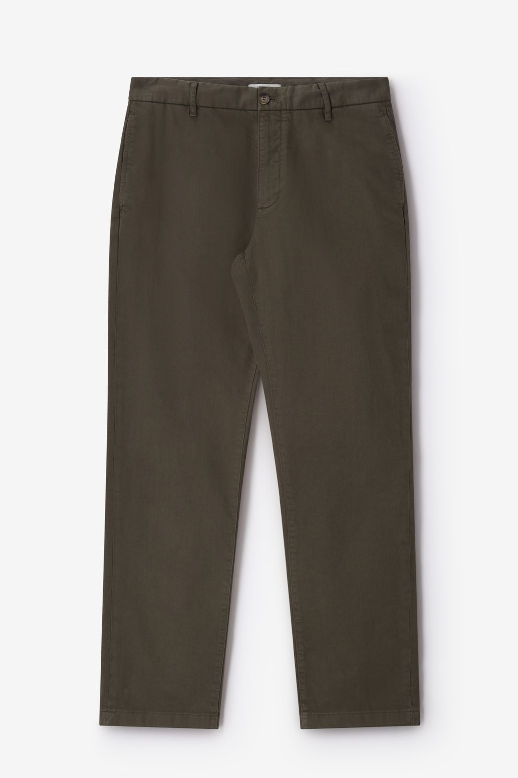 Donkergroene chino