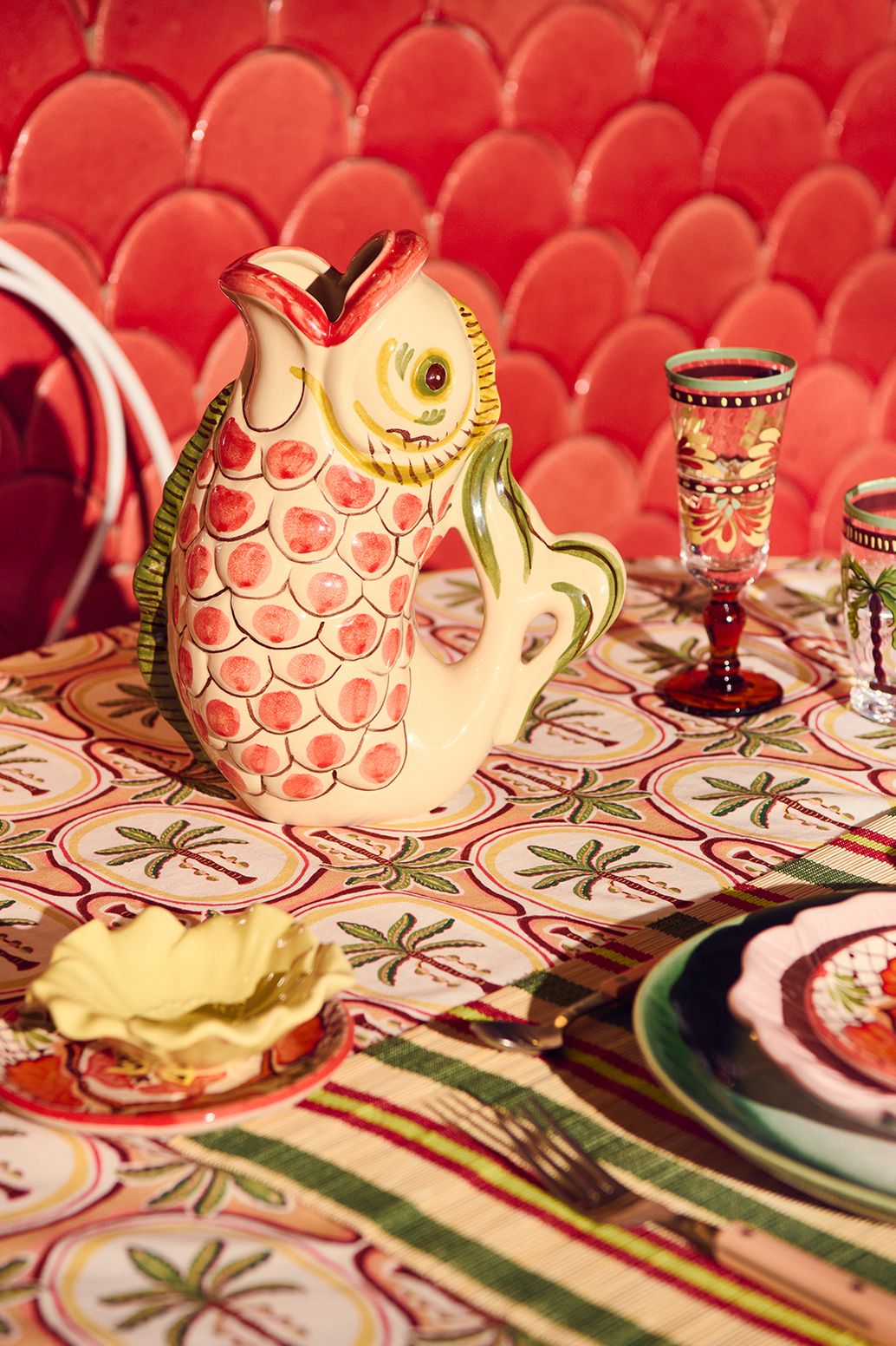 Carafe poisson - multicolore