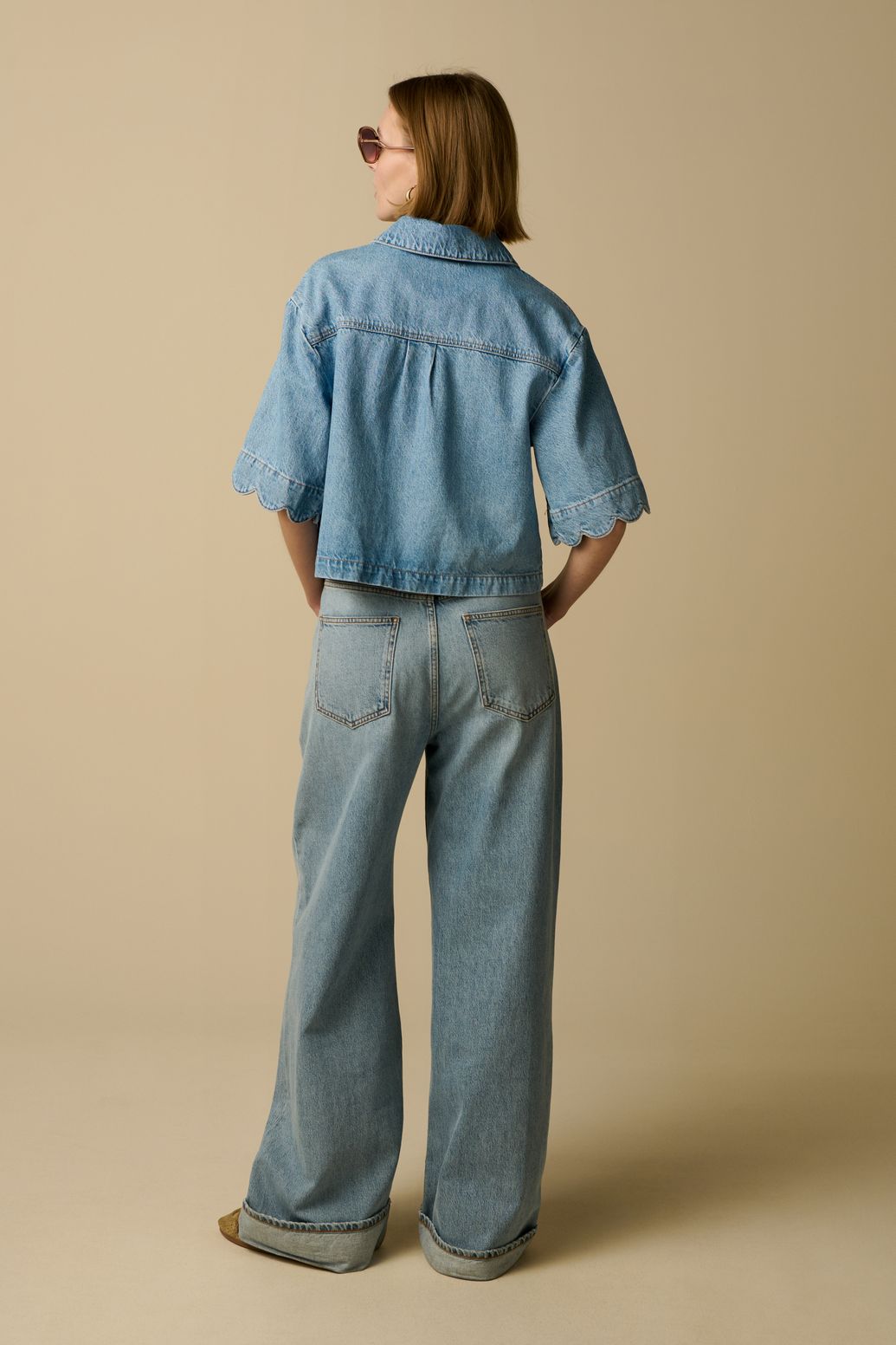 Blauw denim jack