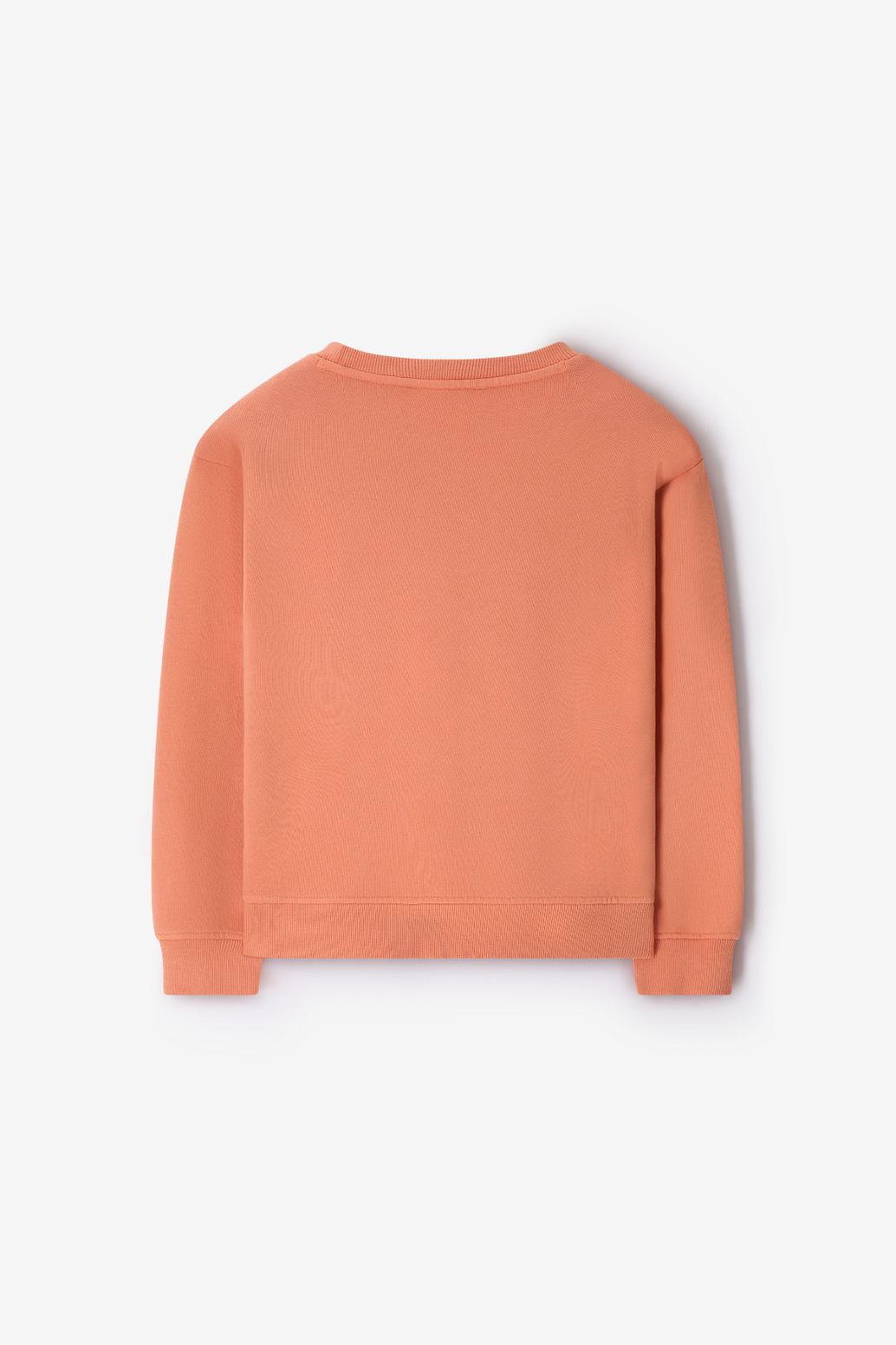 Sweat avec broderie - orange
