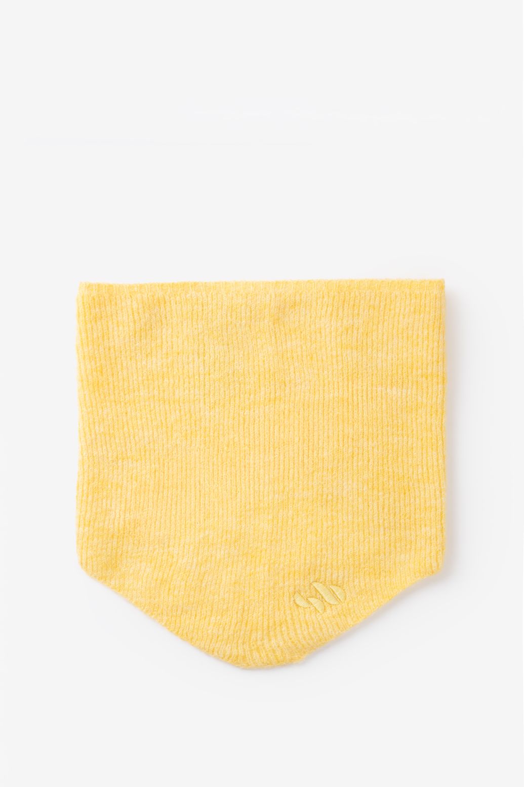 Gestricktes Bandana-Tuch - gelb