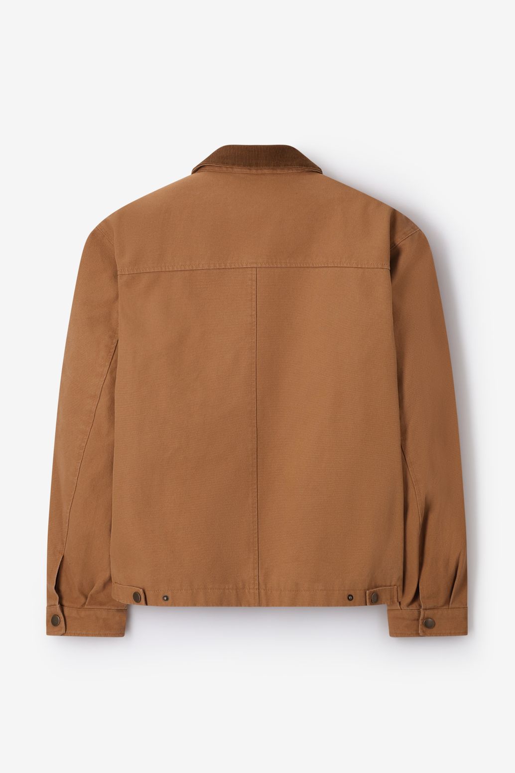 Bruin jack met corduroy kraag