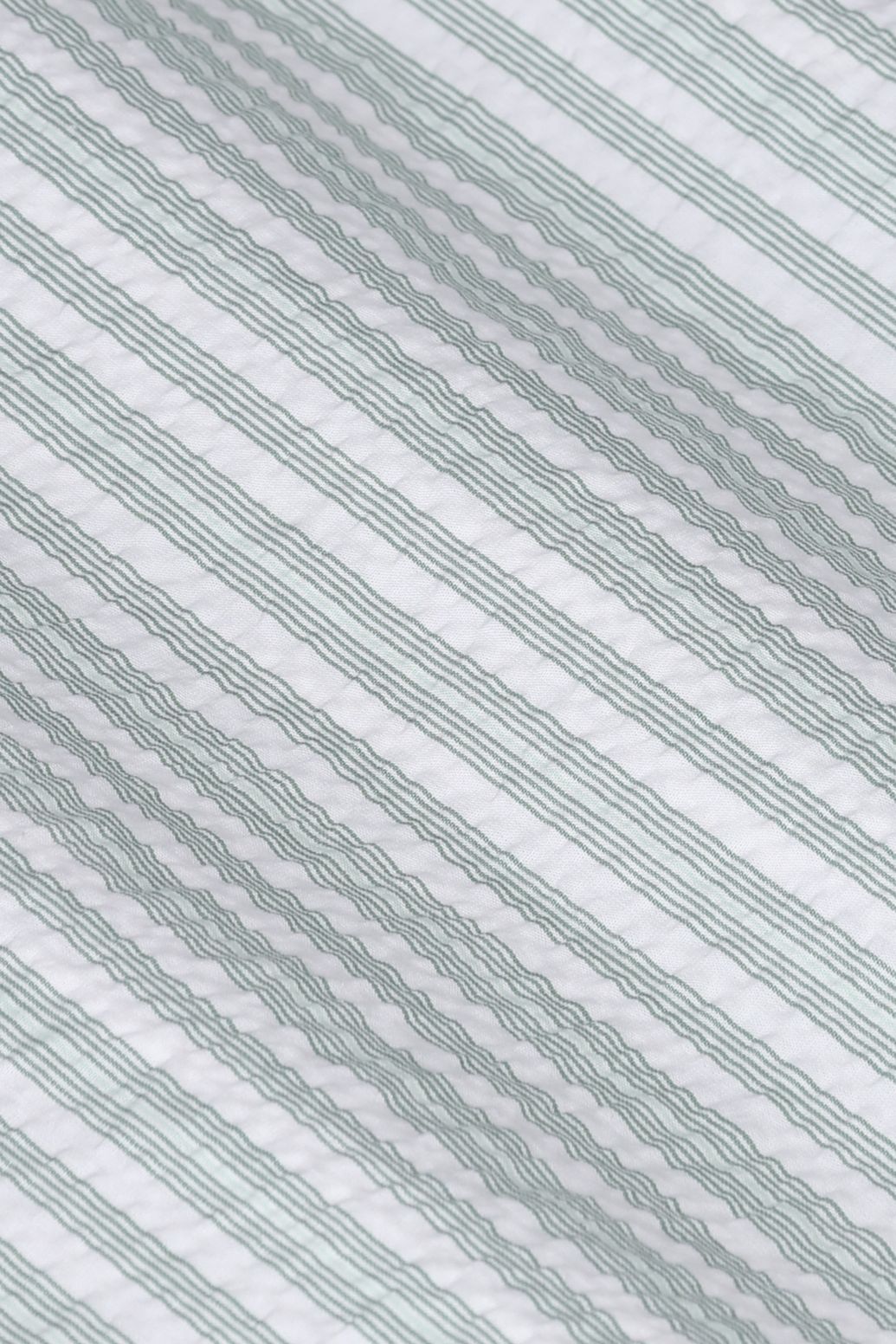 Chemise rayée - vert foncé