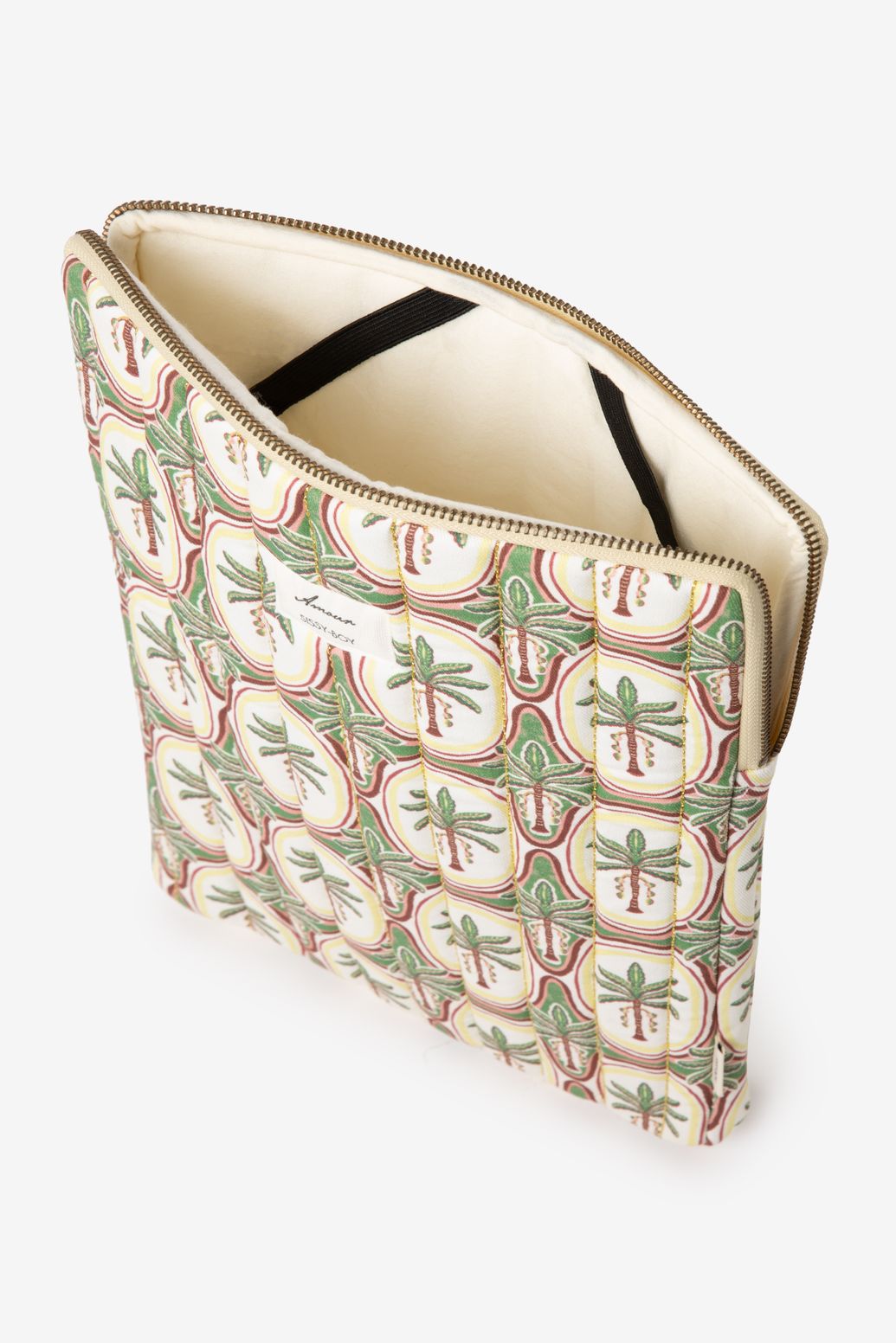 Housse ordinateur portable avec imprimé palmiers - multicolore