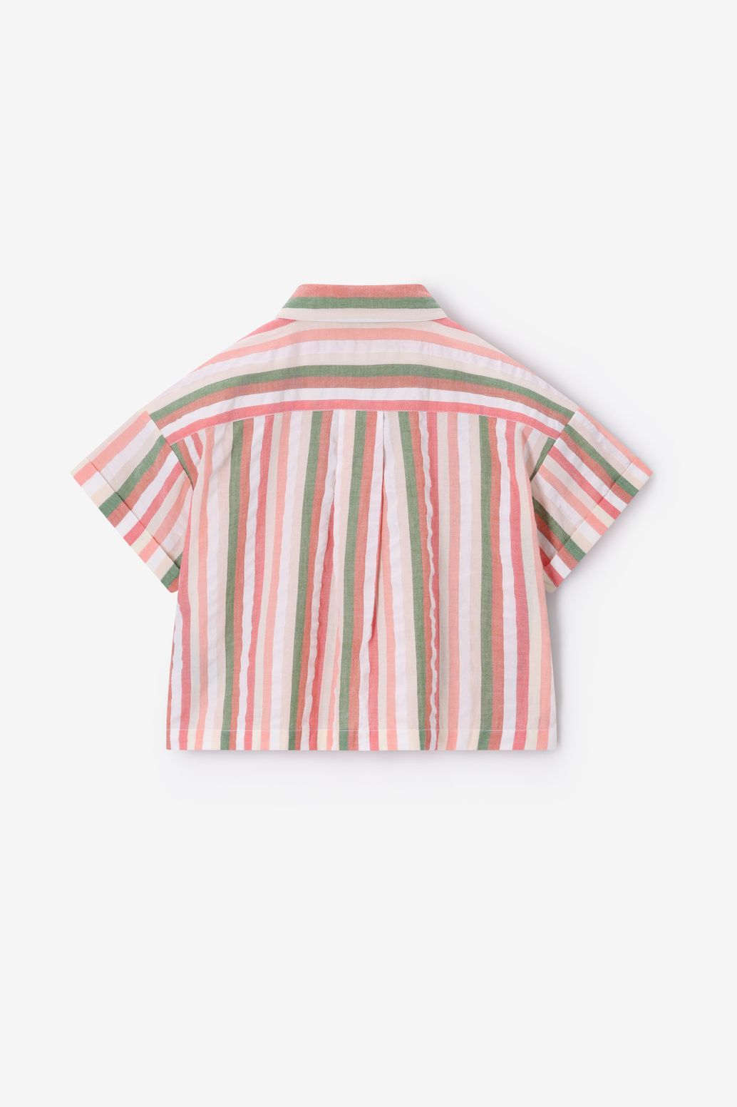 Roze gestreepte blouse