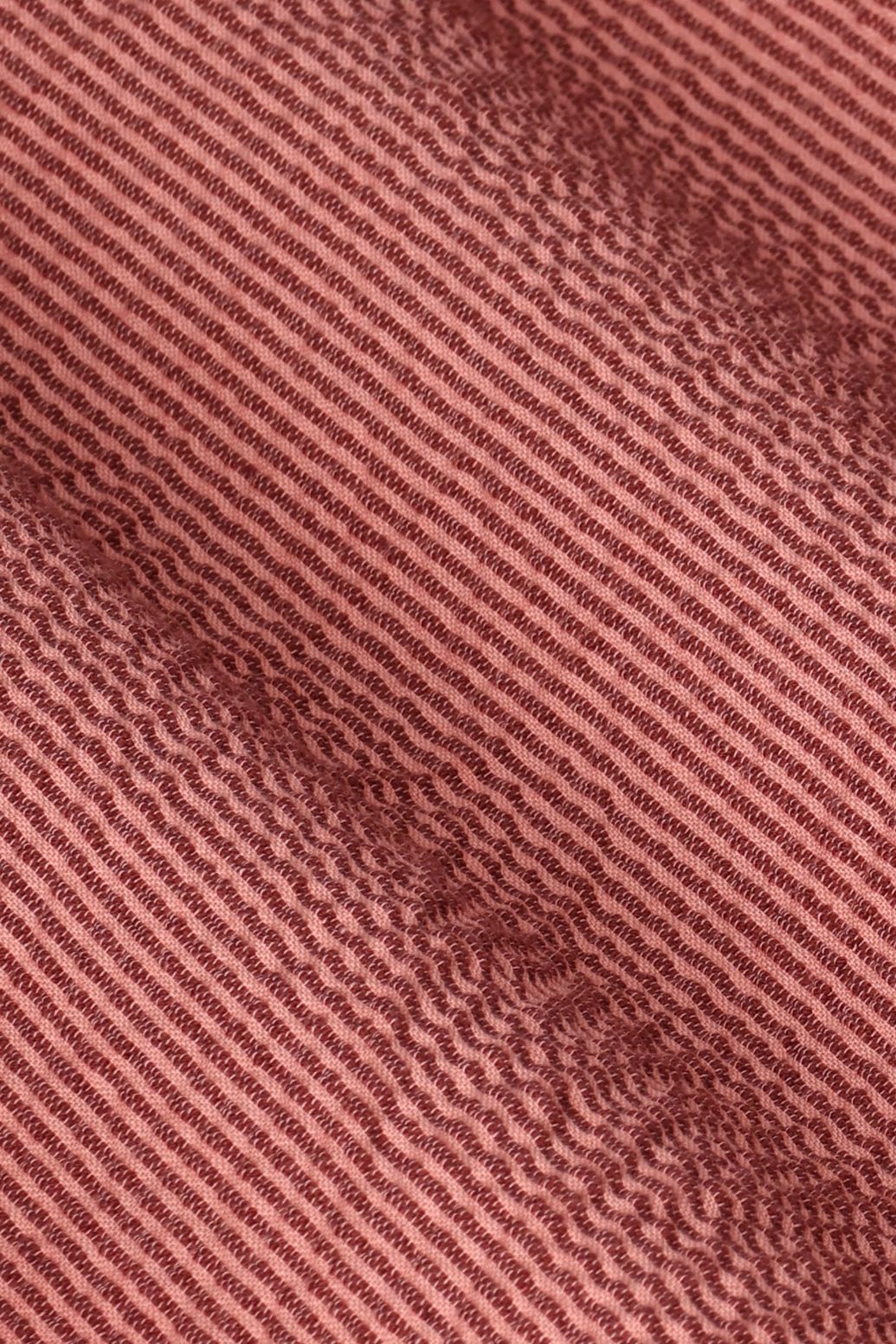 Blouse rayée - rouge foncé