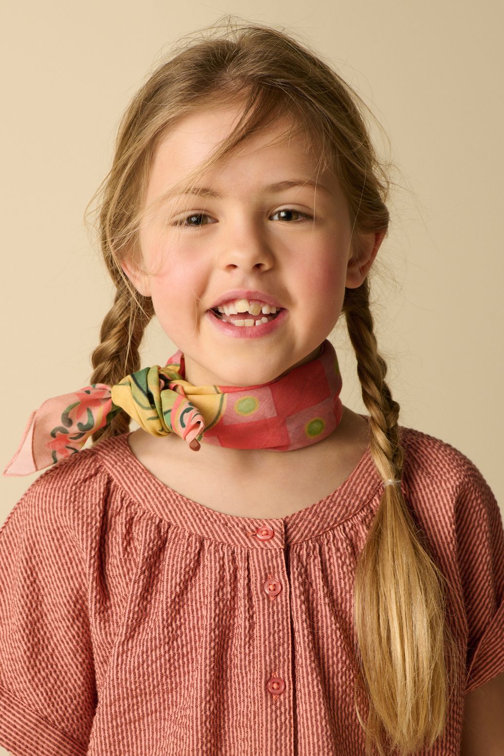 Blouse rayée - rouge foncé