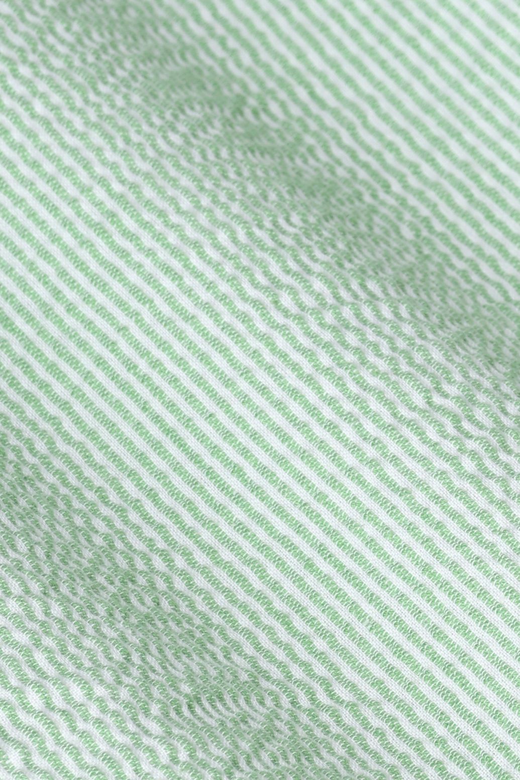 Gestreifter Jumpsuit - grün