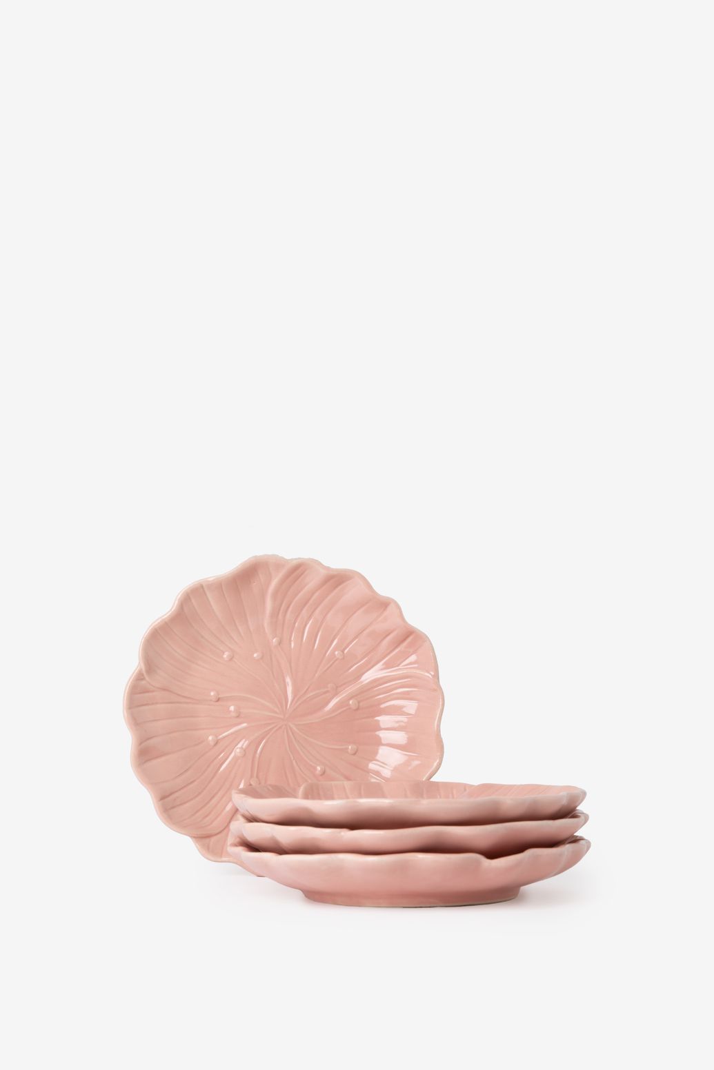 Frühstücksteller Blume - rosa