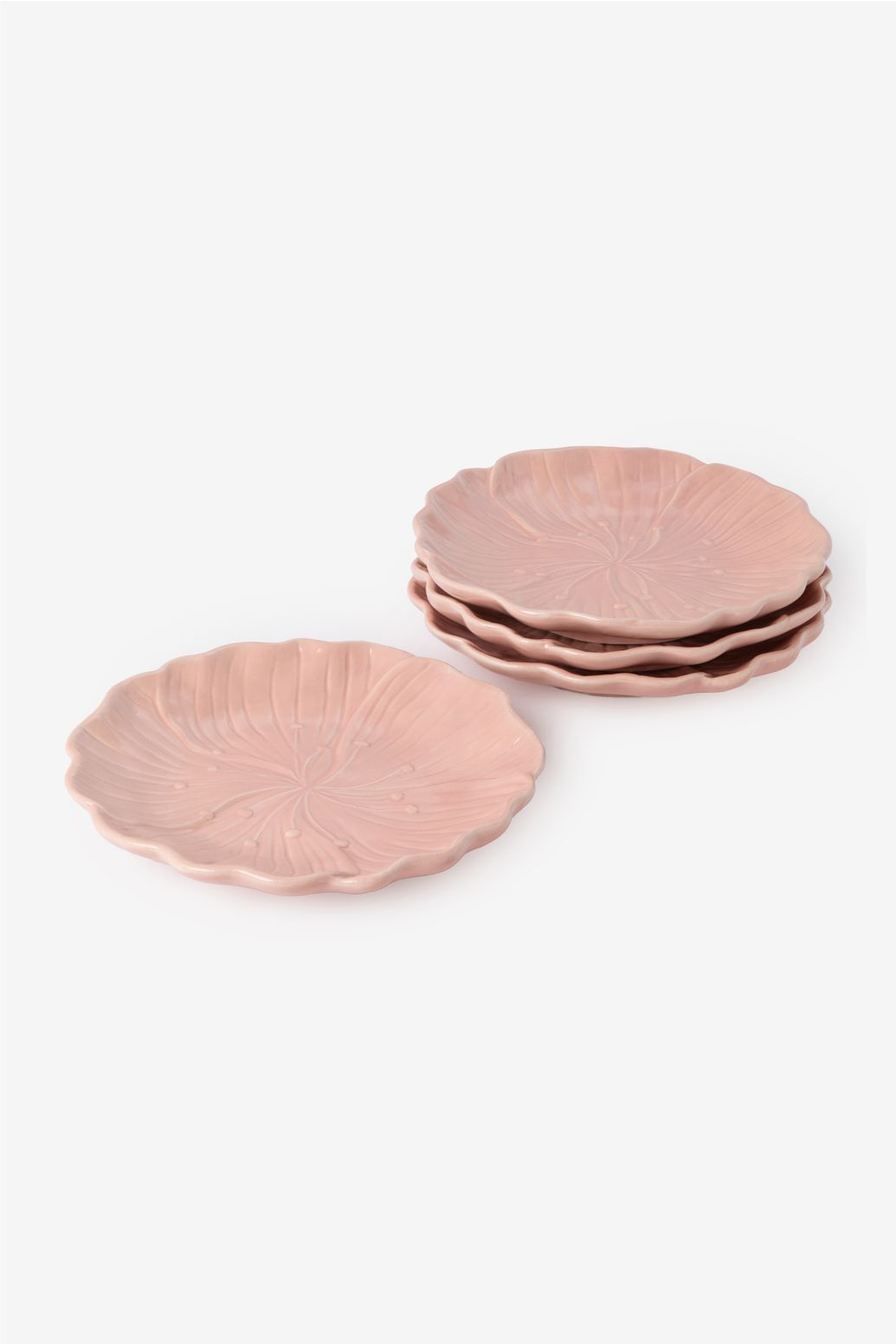 Frühstücksteller Blume - rosa