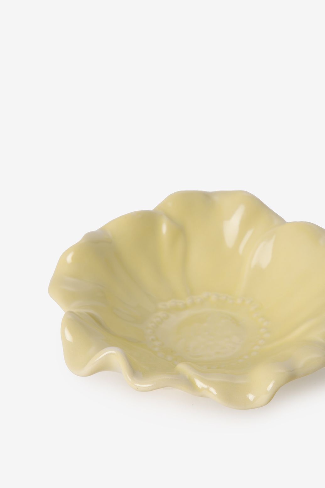 Bols fleur - jaune clair