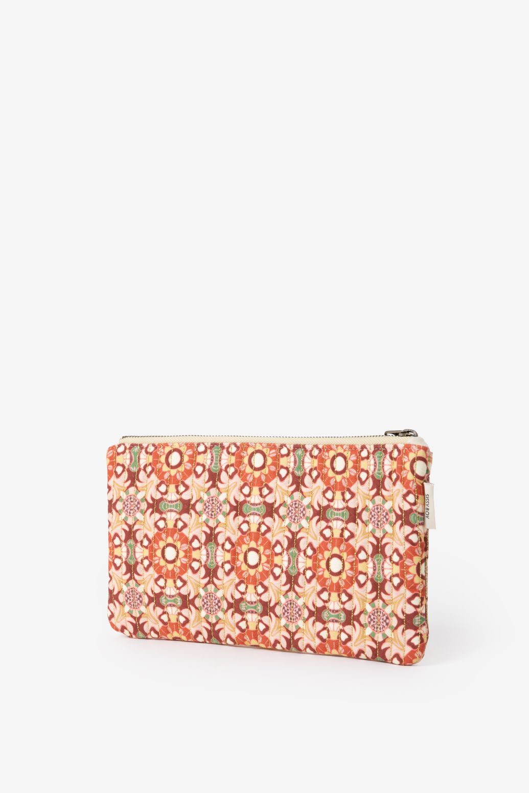 Etui mit Blumenmuster - mehrfarbig