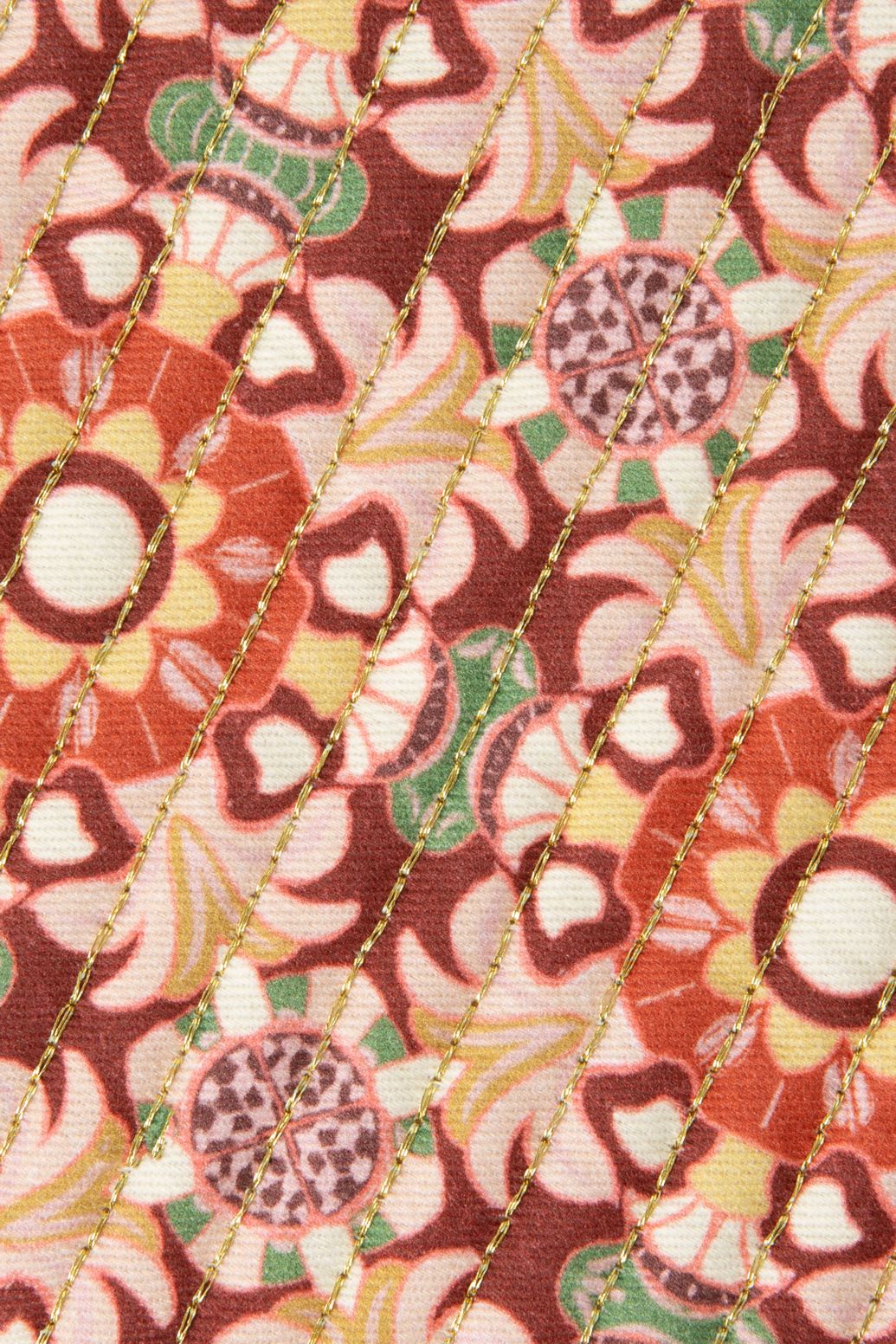 Etui mit Blumenmuster - mehrfarbig