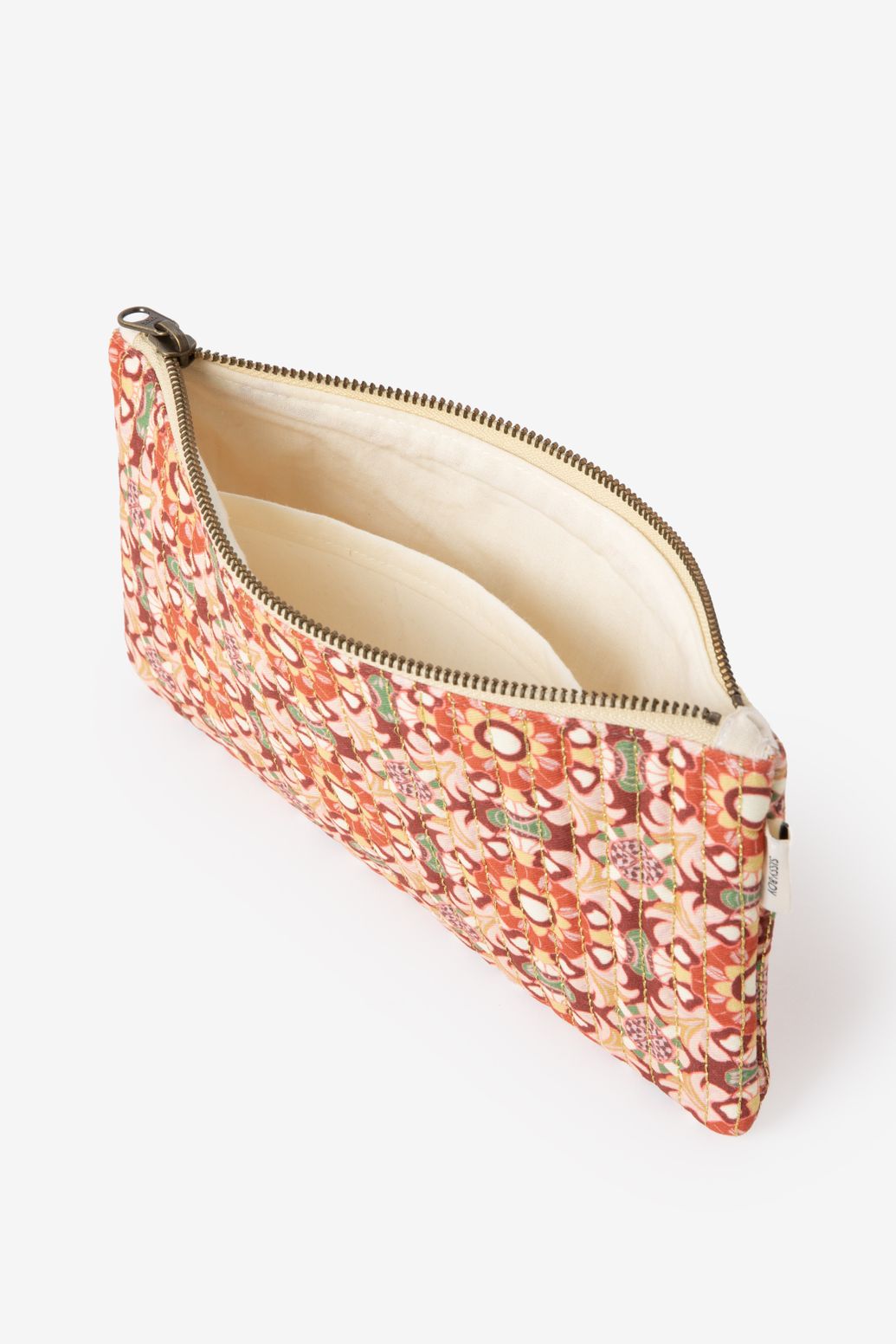 Etui mit Blumenmuster - mehrfarbig