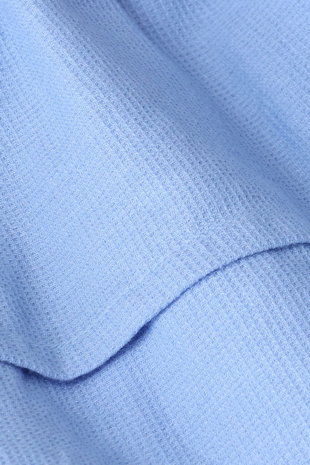 Jupe en tissu gaufré - bleu clair