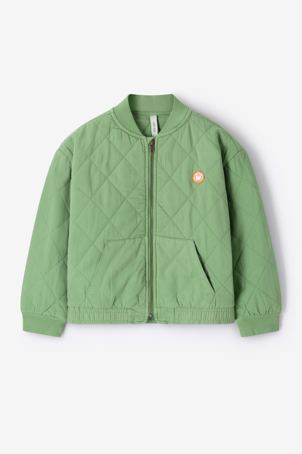 Veste bomber avec broderie - vert foncé