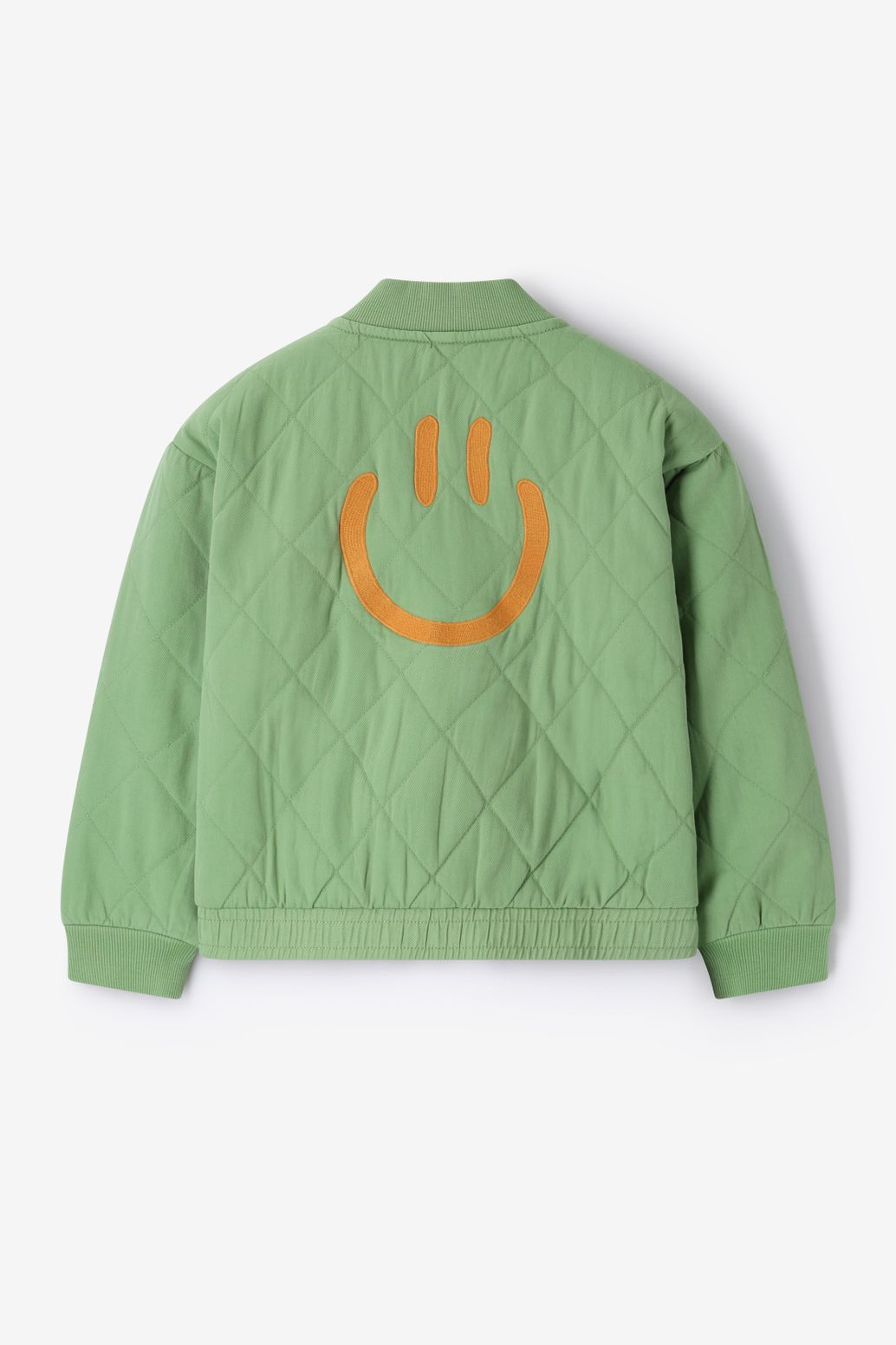 Veste bomber avec broderie - vert foncé