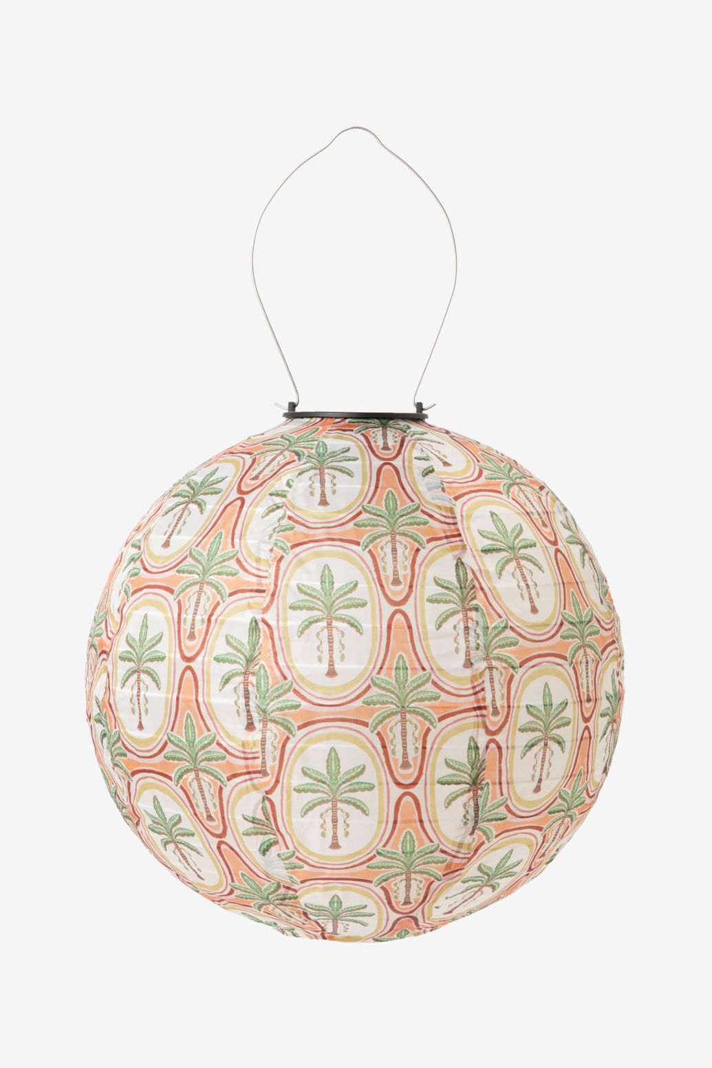Multicolour lampion met palm print
