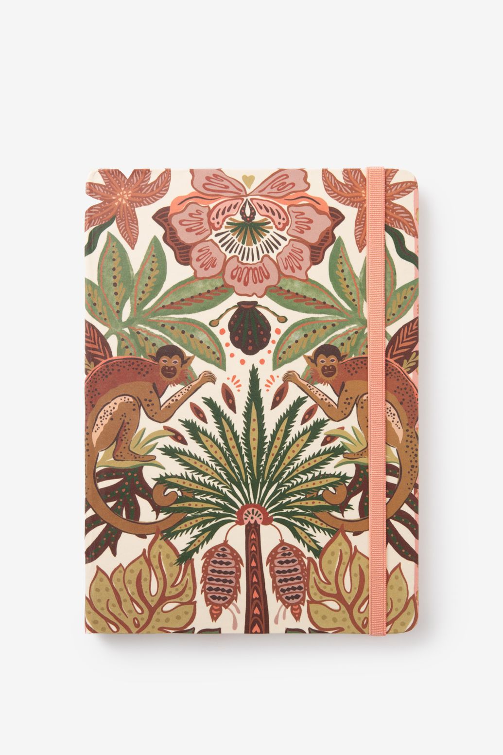 Gemustertes Notizbuch - mehrfarbig