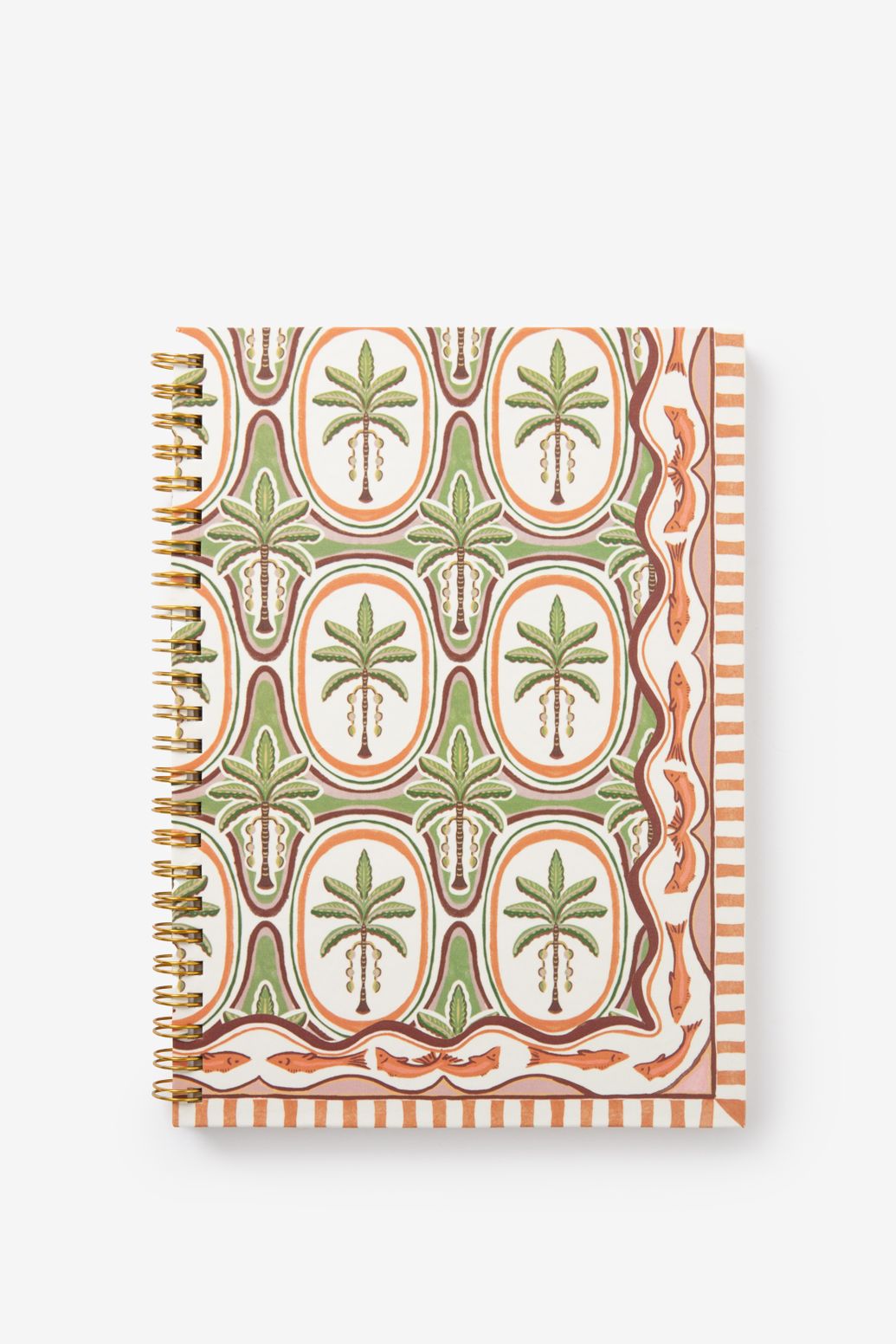Multicolour notitieboek met palm print