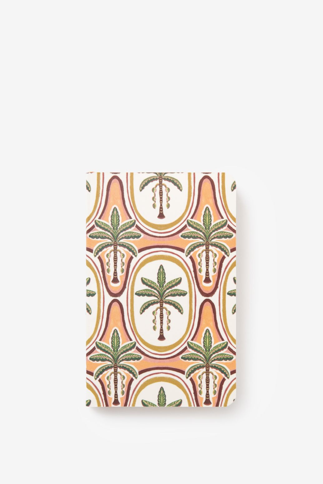 Carnet avec imprimé palmiers - multicolore