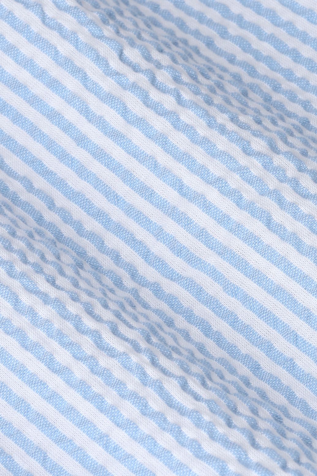 Blauwe gestreepte blouse