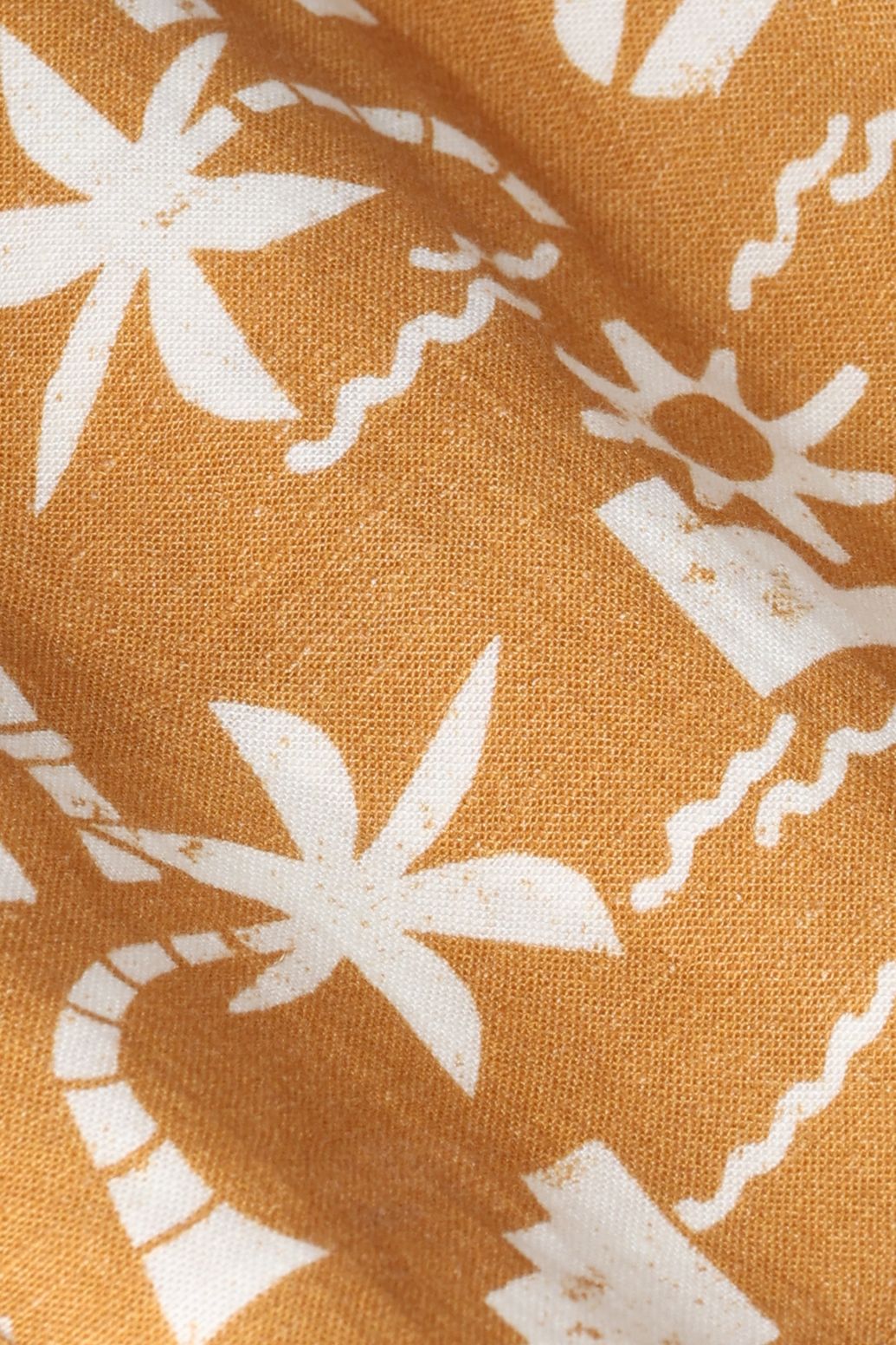 Short avec imprimé - jaune foncé