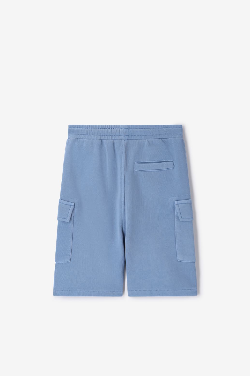 Blauwe sweat short