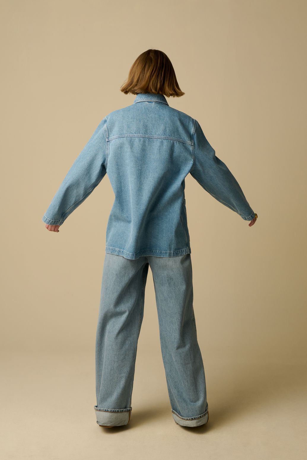 Blauw denim jack
