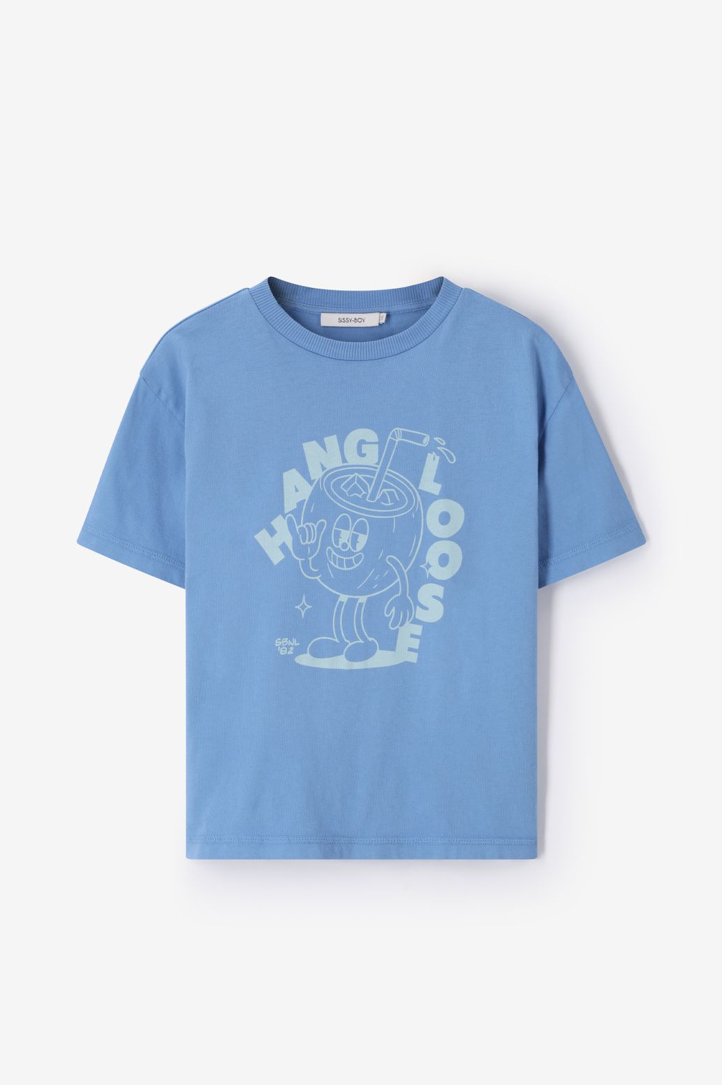 T-shirt avec illustration - bleu