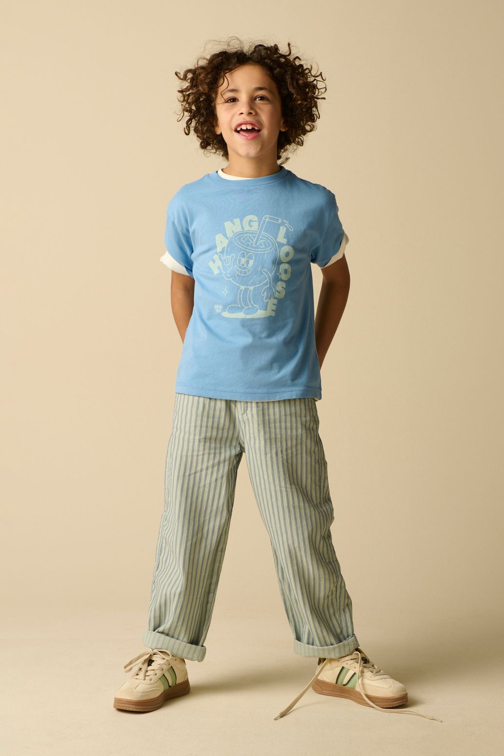 T-shirt avec illustration - bleu