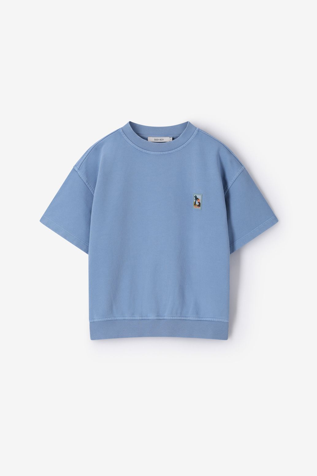 Sweat à manches courtes - bleu