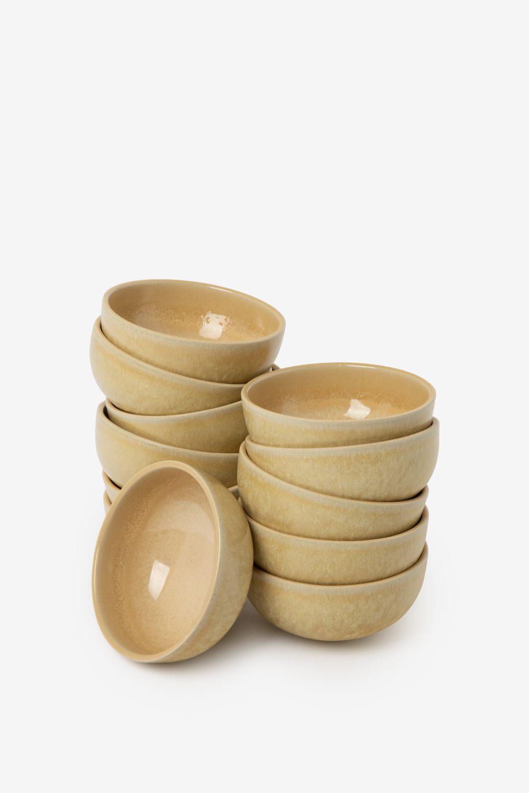 Bols émaillés - jaune clair