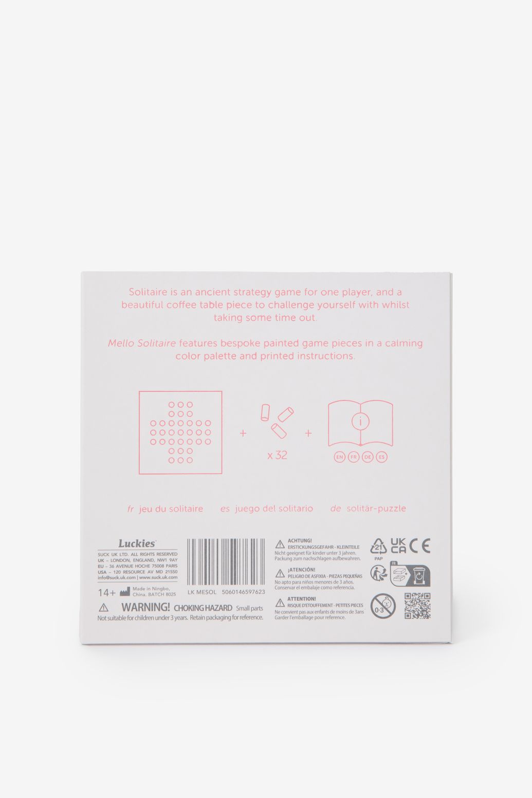 Mello Solitaire bordspel