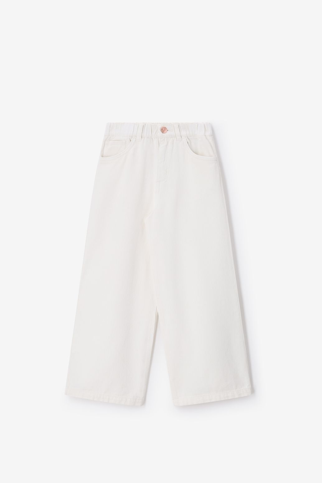 Witte wide leg jeans