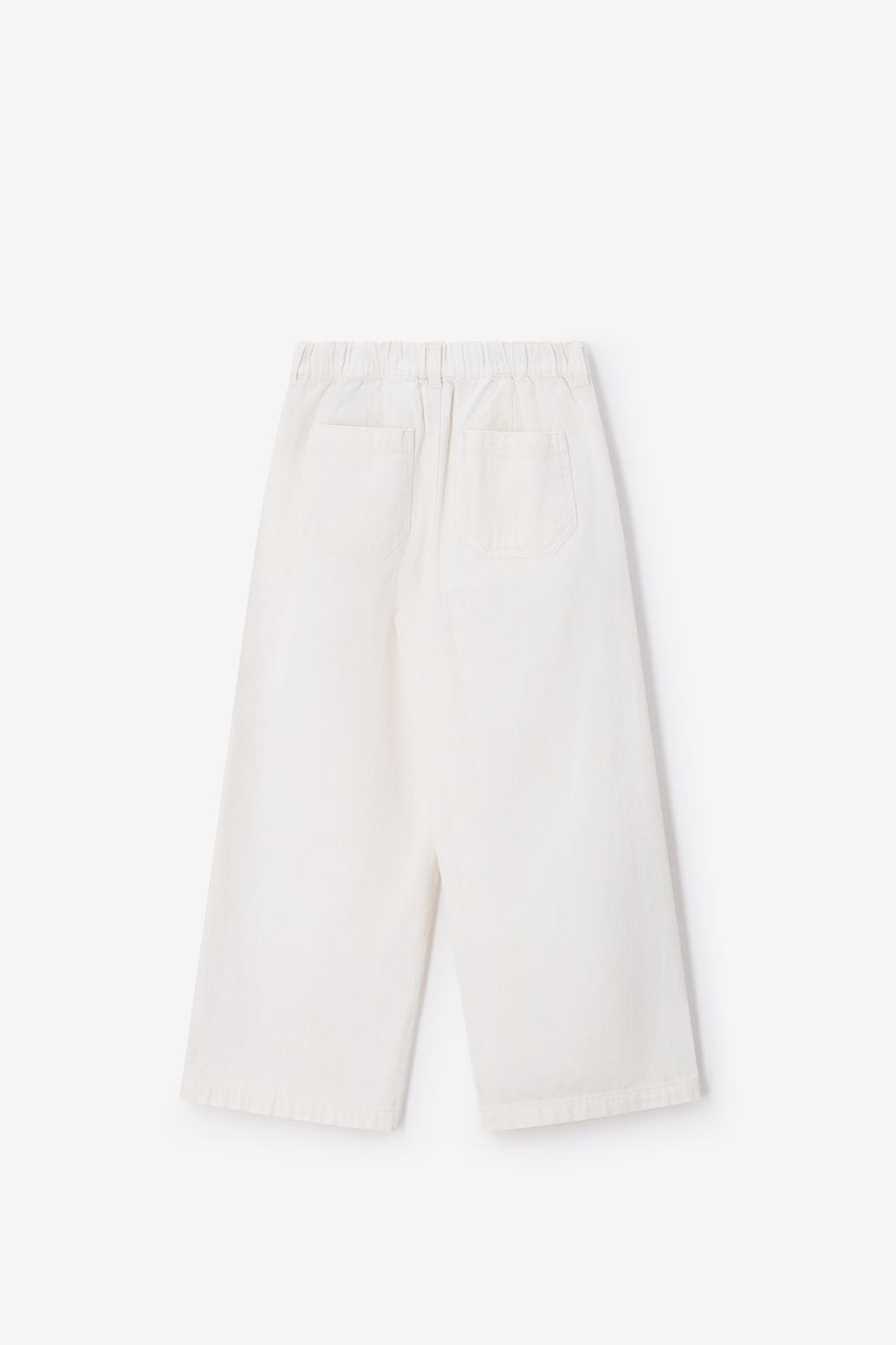 Witte wide leg jeans